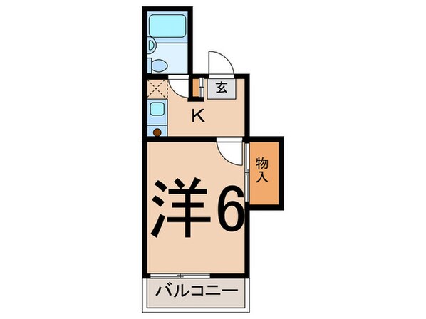 メゾンブランシュの物件間取画像